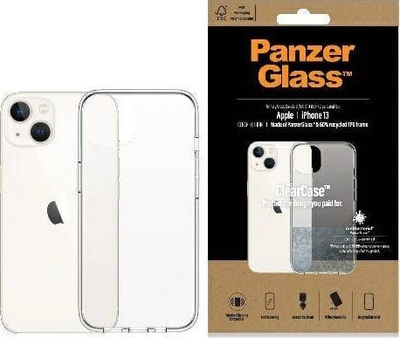 Kopertinë PanzerGlass ClearCase për iPhone 13 6.1", antibakteriale, transparente