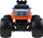 Makina lodër Monster Truck Big Foot RC0563 me telekomandë 2.4 GHz, shkallë 1:18, bardh e portokalli