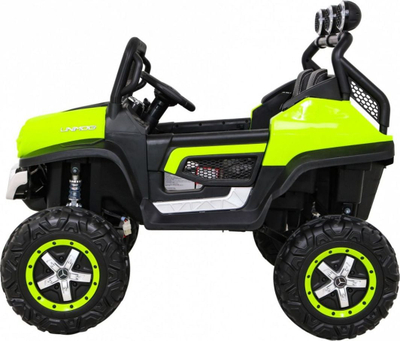 Makinë elektrike fëmijësh Mercedes Benz Unimog JL199, 4x4, 102 cm, e gjelbër