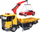 Set lodrash Bruder Scania Super 560R Roadside Assistance Tow Truck me Roadster, drita dhe tinguj, shkalla 1:16, shumëngjyrësh