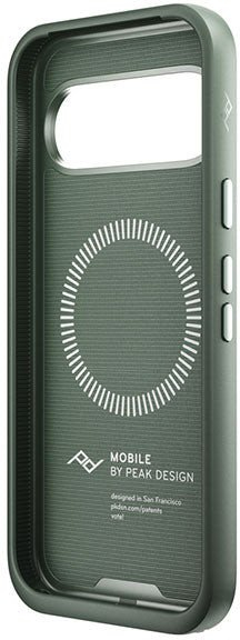 Mbulesë telefoni Peak Design Everyday Case për Google Pixel 10 10 Pro, pëlhurë, SlimLink MagSafe, ngjyrë sage