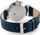 Orë burrash G.Rossi 10401A-6F1, mekanizëm quartz, rrip lëkure, blu