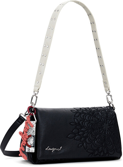 Çantë krahu për femra Desigual Sierra Naron Medium, e zezë