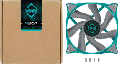 Ventilator Iceberg IceGALE (ICEGALE14-A0A), 140 mm, hiri