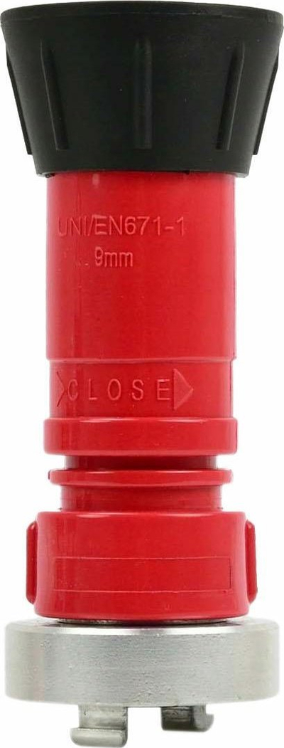 Gripi i zjarrit Fire Hose Nozzle 2", 2", aliazh metali, i kuq
