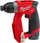 Trapano-kaçavidë pa kabllo Milwaukee M12 FDDXKIT-202X, sistem M12, motor FUEL, e kuqe