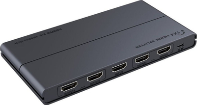 Splitter HDMI PremiumCord 2.0, 1 me 4 porta, 4K 60Hz, HDR
