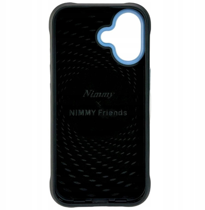 Kapak telefoni Nimmy Cool and Cute 2.0 Wolf, për iPhone 17, ngjyrë e zezë