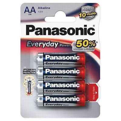 Bateri Panasonic Everyday AA / R6, 4 copë
