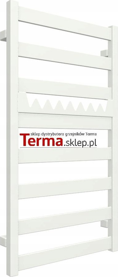 Radjator banjoje Terma VIVO 91x50 cm, për tharje peshqirësh, i bardhë