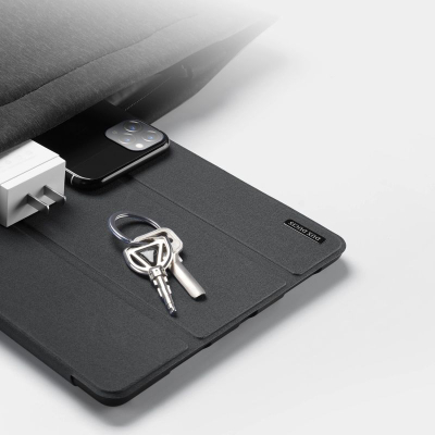 Заштитна футрола за таблет Dux Ducis Domo за Samsung Galaxy Tab S8 S9 Ultra, функција за преклопување, Smart Sleep, црна