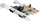 Kartë PCIe serike StarTech 2 porta RS232, 16C1050 UART, low profile