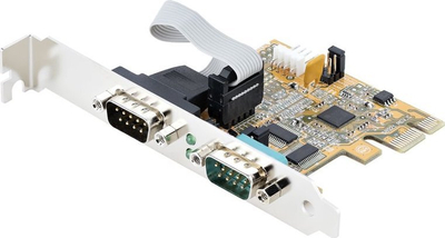 Kartë PCIe serike StarTech 2 porta RS232, 16C1050 UART, low profile