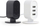 Работен полнач Gembird EG-U3C3A-01-MX, 3 USB порти, за мобилни уреди, црн и бел