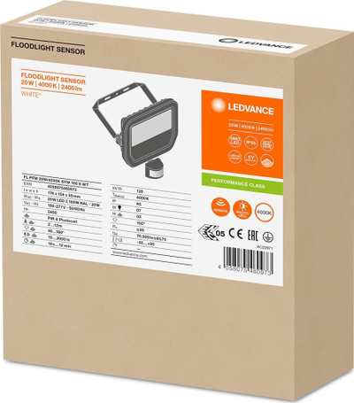 Prozhektor LED Ledvance 460973, 20W, 4000K, i bardhë