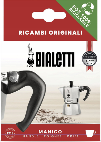 Резервна рачка Bialetti Moka Express, за 9 или 12 филџани, црна