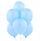 Balona feste PartyDeco Strong, 30cm, 50 copë, baby blue pastel