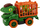 Lodër kamion dinosauri Leantoys DIY, set me dino, jeshile portokalli