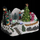 Dekor Krishtlindjesh Fééric Christmas Town, skenë dimri, 6 LED me shumë ngjyra, shumëngjyrëshe