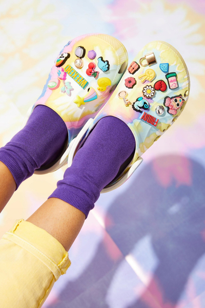 Sanda­le fëmijësh Crocs Frozen Baya Clog Jr 210352-90H, Croslite, me rrip të pasmë, shumëngjyrëshe