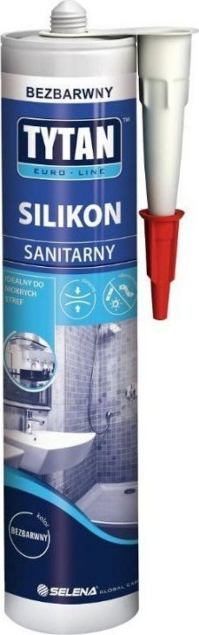 Silikon sanitar Tytan Euro-Line, 280ml, transparent