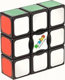 Loja puzzle Rubik's Edge 3x3x1, një shtresë, shumëngjyrëshe