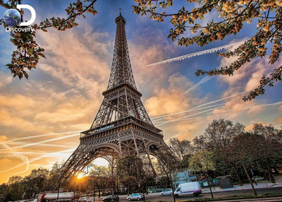Puzzle Kulla Eiffel, 1000 copa, 70 x 50 cm, shumëngjyrëshe