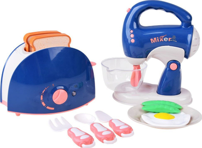 Set lodër kuzhine Kitchen ZA4278, mikser dhe tostierë, plastikë, shumëngjyrëshe