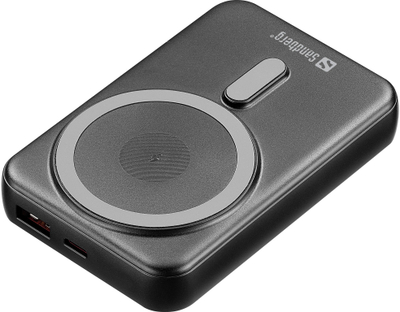 Powerbank wireless Sandberg Magnet 10000mAh, MagSafe, 22.5W, i zi