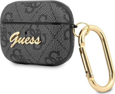 Këllfë për kufje Guess 4G Script, për Apple AirPods Pro, me karabinë, gri