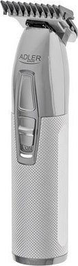 Trimer flokësh dhe mjekrre Adler AD 2836s Professional, bateri 1400mAh, karikim me USB, gri