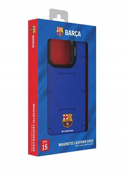 Mbulesë telefoni OCPC FC Barcelona, lëkurë PU, me qëndrues, kundër rrëshqitjes