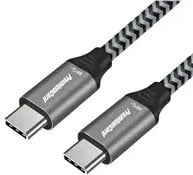 Kабел PremiumCord USB C во USB C, USB 3.2 Gen 1, 2m, текстил