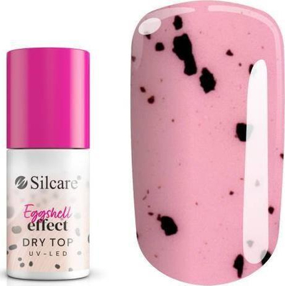 Llak hibrid për thonj Silcare Eggshell Effect Dry Top UV-Led, 6.5 g
