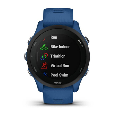 Ora sportive Garmin Forerunner 255, GPS, 46mm, blu e errët