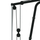 Stacion force VirtuFit SM100 Smith Machine, me kabllo, me lift station, ngjyrë e zezë
