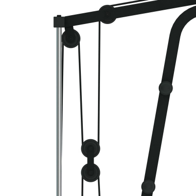 Stacion force VirtuFit SM100 Smith Machine, me kabllo, me lift station, ngjyrë e zezë