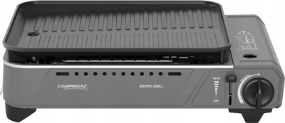 Grill me gaz Bistro Grill portativ me Piezo, gri