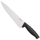 Thikë shefi Fiskars, 20 cm, zezë/ argjendtë