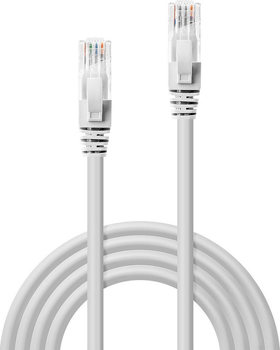 Kabllo rrjeti Lindy Patch Cable Cat6, U/UTP, 3m, e bardhë