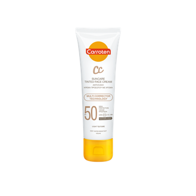 Krem ndaj diellit Carroten Suncare CC, SPF50, 50 ml