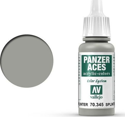 Ngjyrë akrilike Vallejo Panzer Aces Splinter Camouflage Base, 17 ml, gri e gjelbër