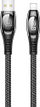 Kabllo Usams USB-A - Lightning (63783-uniw), 1.2 m, e zezë