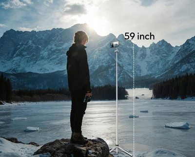 Selfie stick Ulanzi MT85, 1.5m, MagSafe me telekomandë, i bardhë