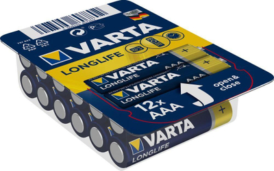 Bateri AAA Varta LongLife R03, 12 copë
