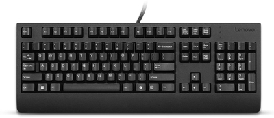 Tastierë Lenovo Preferred Pro II, USB, layout Skandinavia, e zezë