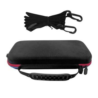 Kuti mbrojtëse Hurtel për Nintendo Switch, hard shell, me rrip në krah, e zezë