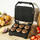 Grill elektrik Tefal Inicio Classic GC271810, për 4 deri 6 persona, për panini dhe mish, inox i zi