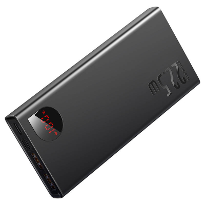 Powerbank Baseus Adaman, 10000mAh, karikim i shpejtë 22.5W, i zi