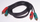 Kabllo RCA Libox LB0020, 3m, e zezë